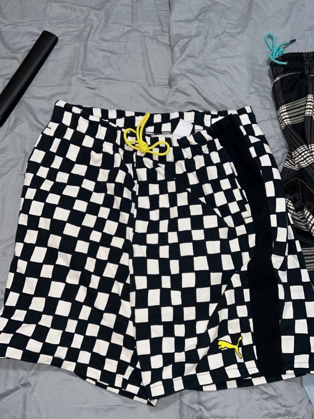 Chinatown Market x Puma Checkered Sweatshorts